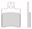 Plaquettes de frein avant Galfer Scooter 39.8 x 54 x 6.4 mm