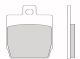 Plaquettes de frein Galfer Scooter 45.6 x 52.5 x 7.0 mm