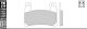 Plaquettes de frein (2pcs) Galfer avant Sinter street, Honda CBR 900cc (SC33),VTR 1000 SP1-2, CB 1300cc