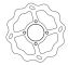 Bremsscheibe Galfer Wave Disc W 160/45/3mm