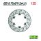 Disque de freins NG 220/112/4mm 6 trou