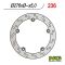 Disque de freins NG 276/174.5/5mm 5 trou