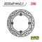 Disque de freins NG 256/144/5mm 4 trou