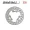 Disque de freins NG 240/108/3.5mm 6 trou