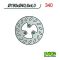 Disque de freins NG 190/40.6/4mm 3 trou
