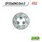 Disque de freins NG 155/40.6/4mm 3 trou