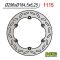 Disque de freins NG 296/184/6.25mm 6trou