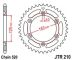 Couronne Honda cross alu, CBR 125R, 520/46D
