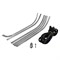 Kit marche pied avec caoutchouc, scooter Vespa GT, GTR, TS, Super, Rally