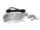 Kit baguettes grip de marche pieds, en alu avec caoutchouc, Vespa 125 VN1/VN2 54/57