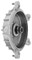 Moyeu de roue tambour 150mm, scooter Vespa PK 50-125