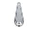 Cache enjoliveur de mono-bras suspension avant chromé, scooter Vespa 125-200