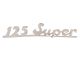 Emblem chrom "125 Super" Vespa