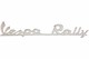 Emblem chrom "Vespa Rally" Vespa 165x26.5 mm