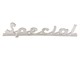 Emblème logo SPECIAL chromé, Vespa - Special