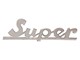 Emblem Chrom Super Vespa «75x22.5mm»