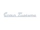 Emblem logo "Gran Turismo" chromé, Vespa 172x23 mm