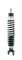 Amortisseur type original RMS, PIAGGIO Liberty 125cc 1998-2000 (329mm)