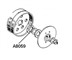 ecrou du moyeu embrayage, Moteur Beta 521
