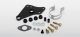 Support d'échappement YASUNI R, complet avec visserie et silent bloc, PEUGEOT vertical (TUB1002)