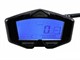 Compteur KOSO digital Cockpit DB-03R, temoin de vitesse engagée, couleur d'éclairage modifiable, avec homologation