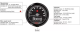 Compteur de vitesse Koso GP Style chrome Style d=48mm