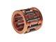 Cage à aiguille de piston cuivre Malossi MHR axe 10mm (10x14x13mm), scooter 50cc 2T Minarelli, Morini..