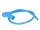 Cable de bougie Racing, avec antiparasite silicone, bleu