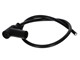 Zündkabel Racing inkl. silikon Kerzenstecker, Schwarz