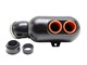 Airbox (Kart-Luftfilterbox) Anschluss Ø 35mm, schwarz / orange
