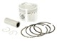 Piston complet moteur GY6 (QMB139 / QMA139), 39mm 50cc, complet.