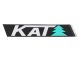 Autocollant sticker "KAT" taille : 125 x 25 mm, vélomoteurs Pony KTM GP40