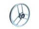 Felge hintern leer Silber 17", Pony GTX inkl. Lagerschale P8367