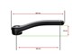Tretkurbeln 1A Qualität «190 mm» schwarz, Pony original (4-Kant)