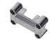 Pontet/fixation de guidon, argenté, Pony Cilo cross 521 / GTX 521