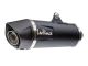Pot d'échappement Piaggio Vespa Primavera 125 NERO Inox Black CH - Full System - Endcap Carbon