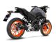 Auspuffanlage Yamaha MT-125 / YZF-R125 LV ONE EVO Inox Black CH+KAT Euro5 - Full System - Endcap Carbon