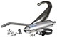 Auspuffanlage Leovince X-FIGHT, Yamaha TZR50 / MBK X-Power 50, Titan