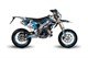 Dekorkit Verkleidung Stage6 Honda HM 50 blau - schwarz