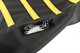 Housse de selle Stage6 jaune-noir, moto 50cc Rieju MRT