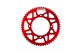 Couronne Stage6 alu 53 dents type 420 CNC rouge, moto 50cc Beta RR