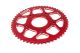 Couronne Stage6 alu CNC rouge 53 dents type 420, moto 50cc Rieju MRT