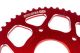 Couronne Stage6 alu CNC rouge 53 dents type 420, moto 50cc Rieju MRT