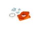 Pipe d'admission Stage6 R/T High Flow 28mm Derbi / Minarelli AM6 orange