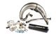 Auspuffanlage Stage6 Streetrace high mount CNC blau / schwarz Derbi Senda