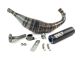 Auspuffanlage Stage6 R/T 90 - 100cc CNC Blau / Schwarz Derbi