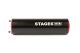 Silencieux Stage6 50 - 80cc passage gauche noir / rouge