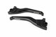 Paire de levier de frein STAGE6 CNC Dual Color, Yamaha Aerox/MBK Nitro noir/noir