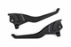 Paire de levier de frein STAGE6 CNC Dual Color, Yamaha Aerox/MBK Nitro noir/noir