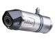 Pot d'échappement Vespa GTS 125/250/300 LV One EVO Inox, CH+KAT - Endcap Carbon
